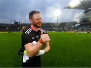 14 August 2021; Mayo goalkeeper Rob Hennelly following his side's victory in the GAA Football All-Ireland Senior Championship semi-final match between Dublin and Mayo at Croke Park in Dublin. Photo by Ramsey Cardy/Sportsfile