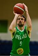 14 August 2021; Eoin Quigley of Ireland during the FIBA Men’s European Championship for Small Countries day four match between Gibraltar and Ireland at National Basketball Arena in Tallaght, Dublin. Photo by Eóin Noonan/Sportsfile