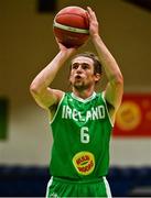 14 August 2021; Lorcan Murphy of Ireland during the FIBA Men’s European Championship for Small Countries day four match between Gibraltar and Ireland at National Basketball Arena in Tallaght, Dublin. Photo by Eóin Noonan/Sportsfile