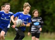 17 August 2021; Noah Lindholm, age 10, in action during the Bank of Ireland Leinster Rugby Summer Camp at Dundalk RFC in Dundalk. Photo by Matt Browne/Sportsfile
