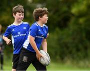 17 August 2021; Alex Gray, age 10, in action during the Bank of Ireland Leinster Rugby Summer Camp at Dundalk RFC in Dundalk. Photo by Matt Browne/Sportsfile