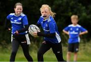 17 August 2021; Juliette McEntegart, age 10, in action during the Bank of Ireland Leinster Rugby Summer Camp at Dundalk RFC in Dundalk. Photo by Matt Browne/Sportsfile