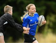 17 August 2021; Ellie Buttery, age 13, in action during the Bank of Ireland Leinster Rugby Summer Camp at Dundalk RFC in Dundalk. Photo by Matt Browne/Sportsfile