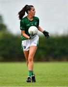 21 August 2021; Megan Buckley of Limerick during the TG4 All-Ireland Ladies Football Junior Championship Semi-Final match between Wicklow and Limerick at Joe Foxe Memorial Park, Tang GAA Club in Westmeath. Photo by Ray McManus/Sportsfile