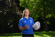 23 August 2021; Vice-captain Michelle Claffey during a Leinster Rugby Women’s press conference at Leinster HQ in Belfield, Dublin. Photo by Harry Murphy/Sportsfile