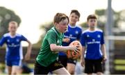 25 August 2021; Olly McQuade, age 10, in action during the Bank of Ireland Leinster Rugby Summer Camp at Ashbourne RFC in Ashbourne, Meath. Photo by Matt Browne/Sportsfile