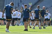 28 August 2021; The Meath team walk the pitch before the Electric Ireland GAA Football All-Ireland Minor Championship Final match between Meath and Tyrone at Croke Park in Dublin. Photo by Brendan Moran/Sportsfile