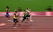 29 August 2021; Jason Smyth of Ireland on his way to winning the Men's T13 100 metre final at the Olympic Stadium on day five during the Tokyo 2020 Paralympic Games in Tokyo, Japan. Photo by David Fitzgerald/Sportsfile