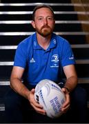 30 August 2021; Head coach Phil De Barra during a Leinster Rugby Women’s Press Conference at Leinster HQ in Belfield, Dublin. Photo by Harry Murphy/Sportsfile