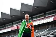31 August 2021; Gary O'Reilly of Ireland with his bronze medal after competing in the Men's H5 Time Trial at the Fuji International Speedway on day seven during the Tokyo 2020 Paralympic Games in Shizuoka, Japan. Photo by David Fitzgerald/Sportsfile