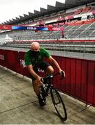31 August 2021; Team Ireland mechanic Stephen Edwards at the Fuji International Speedway on day seven during the Tokyo 2020 Paralympic Games in Shizuoka, Japan. Photo by David Fitzgerald/Sportsfile
