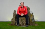 31 August 2021; Tyrone joint-manager Feargal Logan poses for a portrait during a Tyrone senior football media conference at Tyrone GAA Centre in Garvaghey, Tyrone. Photo by Eóin Noonan/Sportsfile