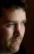 2 March 2004; Anthony Foley speaking after an Irish rugby squad Press Conference following training at the City West Hotel, Saggart, Co. Dublin. Picture credit; Damien Eagers / SPORTSFILE *EDI*