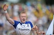 21 July 2013; Monaghan's Colin Walshe is carried shoulder high after the match. Ulster GAA Football Senior Championship Final, Donegal v Monaghan, St Tiernach's Park, Clones, Co. Monaghan. Picture credit: Brian Lawless / SPORTSFILE