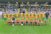 21 July 2013; The Donegal squad. Ulster GAA Football Senior Championship Final, Donegal v Monaghan, St Tiernach's Park, Clones, Co. Monaghan. Picture credit: Brian Lawless / SPORTSFILE