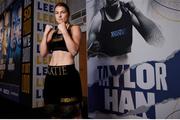 1 September 2021; Katie Taylor during the build up to her Undisputed Female Lightweight Championship bout against Jennifer Han at Elland Road Stadium in Leeds, England. Photo by Mark Robinson / Matchroom Boxing via Sportsfile