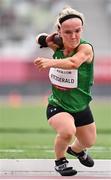 4 September 2021; Mary Fitzgerald of Ireland warms up before competing in the F40 Women's Shot Put final at the Olympic Stadium on day eleven during the Tokyo 2020 Paralympic Games in Tokyo, Japan. Photo by Sam Barnes/Sportsfile