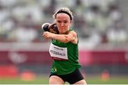 4 September 2021; Mary Fitzgerald of Ireland competing in the F40 Women's Shot Put final at the Olympic Stadium on day eleven during the Tokyo 2020 Paralympic Games in Tokyo, Japan. Photo by Sam Barnes/Sportsfile