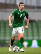 4 September 2021; Seamus Coleman of Republic of Ireland during the FIFA World Cup 2022 qualifying group A match between Republic of Ireland and Azerbaijan at the Aviva Stadium in Dublin. Photo by Stephen McCarthy/Sportsfile
