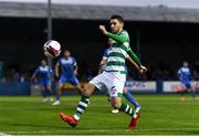 3 September 2021; Dylan Watts of Shamrock Rovers during the SSE Airtricity League Premier Division match between Finn Harps and Shamrock Rovers at Finn Park in Ballybofey, Donegal. Photo by Ben McShane/Sportsfile