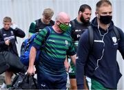 10 September 2021; London Irish head coach Declan Kidney arrives for the pre-season friendly match between Connacht and London Irish at The Sportsground in Galway. Photo by Piaras Ó Mídheach/Sportsfile