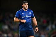 10 September 2021; Vakh Abdaladze of Leinster during the Bank of Ireland Pre-Season Friendly match between Leinster and Harlequins at Aviva Stadium in Dublin. Photo by Brendan Moran/Sportsfile