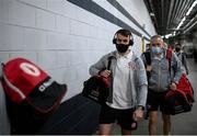 11 September 2021; Ronan McNamee of Tyrone arrives ahead of the GAA Football All-Ireland Senior Championship Final match between Mayo and Tyrone at Croke Park in Dublin. Photo by Stephen McCarthy/Sportsfile