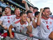 11 September 2021; Tyrone players including Kieran McGeary and Brian Kennedy celebrate during the cup presentation after the GAA Football All-Ireland Senior Championship Final match between Mayo and Tyrone at Croke Park in Dublin. Photo by Ray McManus/Sportsfile