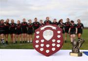 25 September 2021; A general view of the Paul Cusack plate during the Bank of Ireland Paul Cusack plate final match between Greystones and Longford at Tullow RFC in Carlow. Photo by Michael P Ryan/Sportsfile