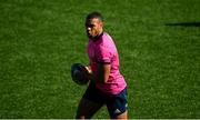 5 October 2021; Adam Byrne during a Leinster Rugby squad training session at Energia Park in Dublin. Photo by Harry Murphy/Sportsfile