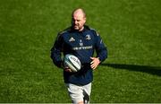 5 October 2021; Lead performance analyst Emmet Farrell during a Leinster Rugby squad training session at Energia Park in Dublin. Photo by Harry Murphy/Sportsfile