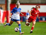 9 October 2021; Emma Starr of Galway during the EVOKE.ie FAI Women's Cup Semi-Final match between Shelbourne and Galway WFC at Tolka Park in Dublin. Photo by Eóin Noonan/Sportsfile