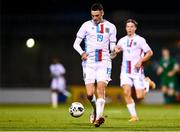 8 October 2021; Edin Osmanovic of Luxembourg during the UEFA European U21 Championship Qualifier match between Republic of Ireland and Luxembourg at Tallaght Stadium in Dublin.  Photo by Eóin Noonan/Sportsfile