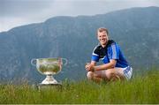 23 July 2013; Monaghan footballer Owen Lennon is photographed in front of the Poison Glen in Dunlewy at the official launch of the 2013 GAA Football Championship All-Ireland Series. Dunlewy, Co. Donegal. Picture credit: Stephen McCarthy / SPORTSFILE