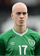 19 October 2021; Eamonn Armstrong of Republic of Ireland before the Victory Shield match between Wales and Republic of Ireland at Seaview in Belfast. Photo by Ramsey Cardy/Sportsfile