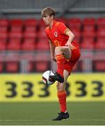 19 October 2021; Josh Salmon of Wales during the Victory Shield match between Wales and Republic of Ireland at Seaview in Belfast. Photo by Ramsey Cardy/Sportsfile