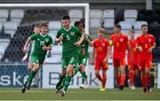 19 October 2021; Adam Queally of Republic of Ireland during the Victory Shield match between Wales and Republic of Ireland at Seaview in Belfast. Photo by Ramsey Cardy/Sportsfile