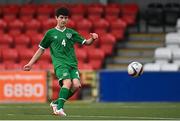 19 October 2021; Eoin Sheeran of Republic of Ireland during the Victory Shield match between Wales and Republic of Ireland at Seaview in Belfast. Photo by Ramsey Cardy/Sportsfile