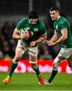 13 November 2021; James Ryan of Ireland supporters by Jonathan Sexton during the Autumn Nations Series match between Ireland and New Zealand at Aviva Stadium in Dublin. Photo by David Fitzgerald/Sportsfile