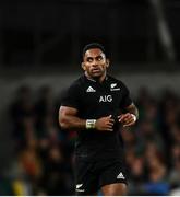 13 November 2021; Sevu Reece of New Zealand during the Autumn Nations Series match between Ireland and New Zealand at Aviva Stadium in Dublin. Photo by David Fitzgerald/Sportsfile