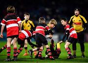 27 November 2021; Action from the Bank of Ireland Half-Time Minis between Ashbourne RFC and Wicklow RFC at the United Rugby Championship match between Leinster and Ulster at the RDS Arena in Dublin. Photo by David Fitzgerald/Sportsfile