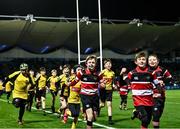 27 November 2021; Action from the Bank of Ireland Half-Time Minis between Ashbourne RFC and Wicklow RFC at the United Rugby Championship match between Leinster and Ulster at the RDS Arena in Dublin. Photo by David Fitzgerald/Sportsfile