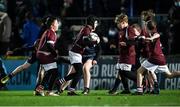 27 November 2021; Action from the Bank of Ireland Half-Time Minis between Ardee RFC and Roscrea RFC at the United Rugby Championship match between Leinster and Ulster at the RDS Arena in Dublin. Photo by Piaras Ó Mídheach/Sportsfile