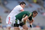 27 July 2013; Bryan Menton, Meath, in action against Conor Clarke, Tyrone. GAA Football All-Ireland Senior Championship, Round 4, Meath v Tyrone, Croke Park, Dublin. Picture credit: Stephen McCarthy / SPORTSFILE
