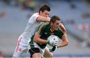 27 July 2013; Bryan Menton, Meath, in action against Conor Clarke, Tyrone. GAA Football All-Ireland Senior Championship, Round 4, Meath v Tyrone, Croke Park, Dublin. Picture credit: Stephen McCarthy / SPORTSFILE