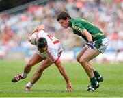 27 July 2013; Darren McCurry, Tyrone, in action against Donal Keogan, Meath. GAA Football All-Ireland Senior Championship, Round 4, Meath v Tyrone, Croke Park, Dublin. Picture credit: David Maher / SPORTSFILE
