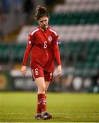 30 November 2021; Natia Danelia of Georgia dejected during the FIFA Women's World Cup 2023 qualifying group A match between Republic of Ireland and Georgia at Tallaght Stadium in Dublin. Photo by Stephen McCarthy/Sportsfile