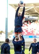 10 December 2021; Duane Vermeulen during the Ulster rugby captain's run at Kingspan Stadium in Belfast. Photo by John Dickson/Sportsfile