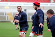 10 December 2021; Duane Vermeulen during Ulster rugby captain's run at Kingspan Stadium in Belfast. Photo by John Dickson/Sportsfile