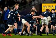 11 December 2021; Action from Portlaoise RFC against Navan RFC during the Bank of Ireland Half-Time Minis at the Heineken Champions Cup Pool A match between Leinster and Bath at Aviva Stadium in Dublin. Photo by Harry Murphy/Sportsfile